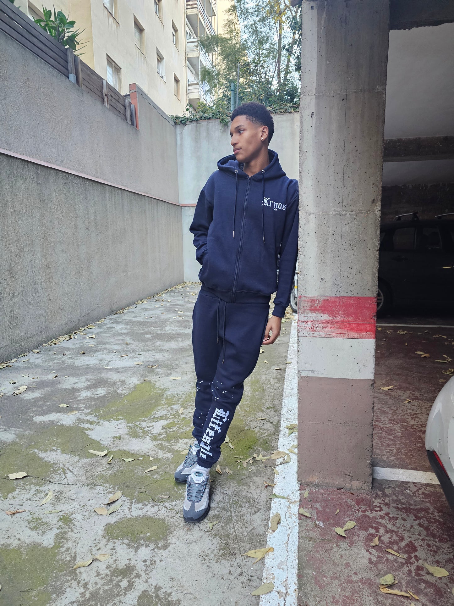 BLUE TRACKSUIT