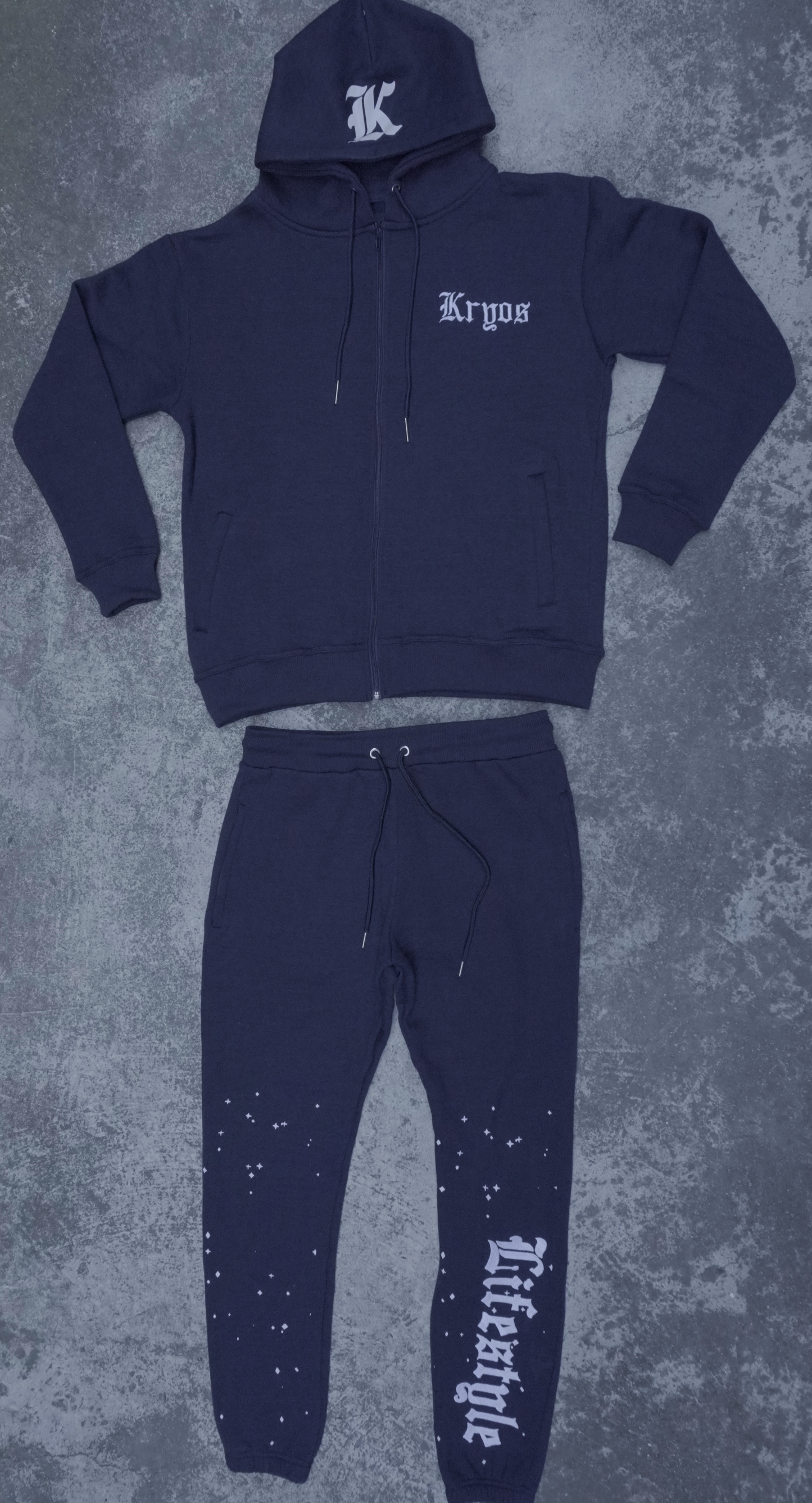 BLUE TRACKSUIT